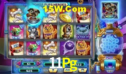Biblioteca de slots populares na 11Pg